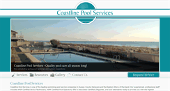 Desktop Screenshot of coastlinepoolservices.com